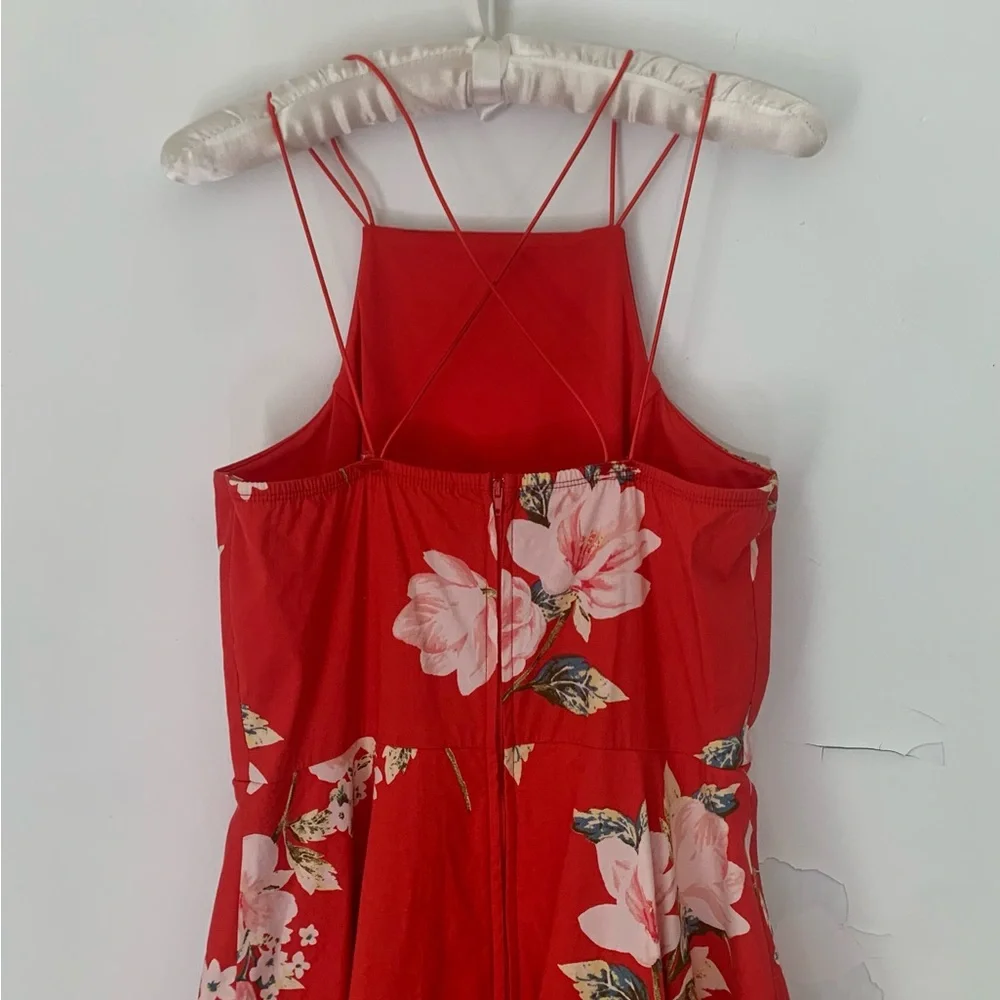 Charlotte Russe Strappy Fit & Flare Mini Dress
